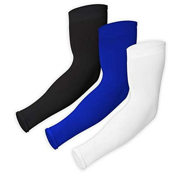 OutdoorEssentials UV Sun Protection Arm Sleeves - Compression Arm Sleeve, UV Arm Sleeves for Men,Women - Sports Cooling Sleeves, Baseball, Golf