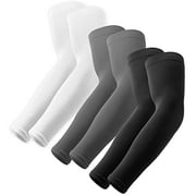 OutdoorEssentials UV Sun Protection Arm Sleeves - Cooling Compression Arm Sleeve - Sports & UV Arm Sleeves for Men & Women