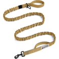 thumbnail image 1 of OutdoorMaster Bungee Dog Leash, Heavy Duty Dog Leash with Shock Absorption, 2 Padded Handles Training Leash, Improved Dog Safety and Comfort - Brown Upgraded, 6 FT, 1 of 6