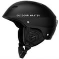 thumbnail image 1 of OutdoorMaster Kelvin Ski Helmet - Adjustable Snowboard Helmet for Men, Women and Teens, Black, L, 1 of 10
