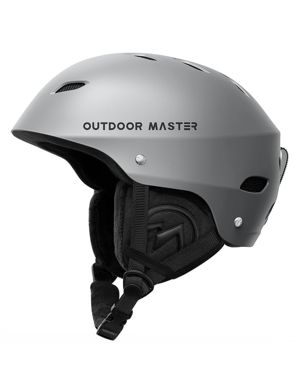 Kelvin Ski Helmet - Adjustable Snowboard Helmet for Men, Women and Teens, Gray, M