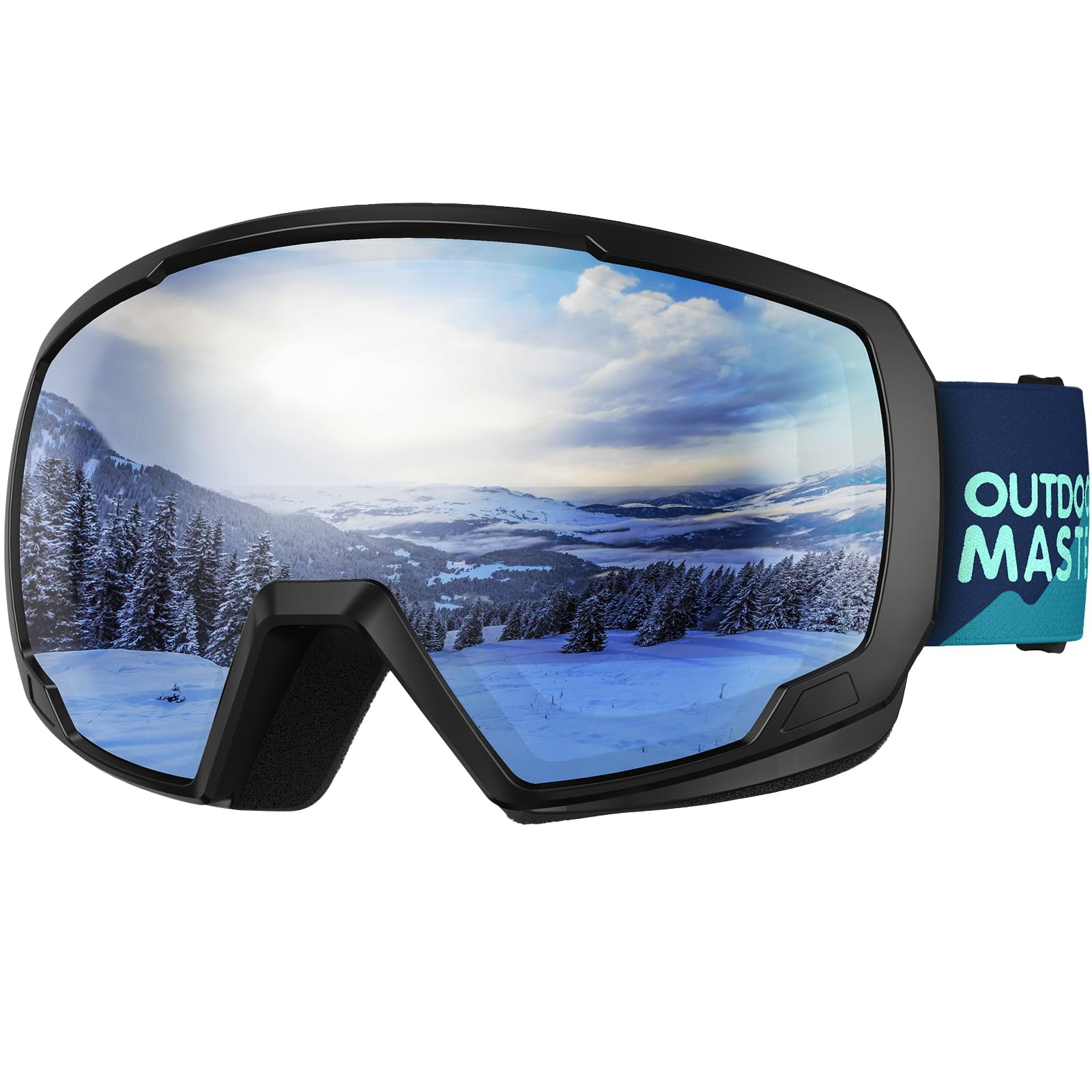 OutdoorMaster Ski Goggles Horizon - Snowboard Goggles with Ultra View, Frameless, Interchangeable Magnetic Lens Snow Goggles for Men ＆ Women並行輸入 OutdoorMaster Ski Goggles Horizon - Interchangeable Lens Snowboard