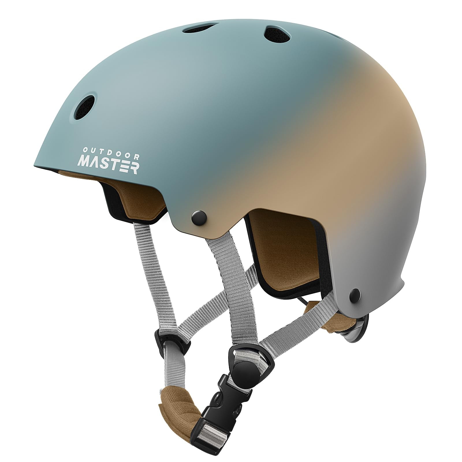 OutdoorMaster MIPS Skateboard Helmet Two Removable Liners Ventilation