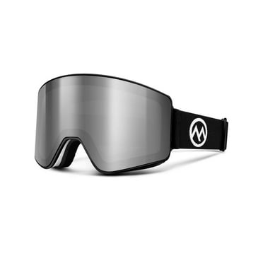 OutdoorMaster Meander Ski Goggles - White - Grey Lens