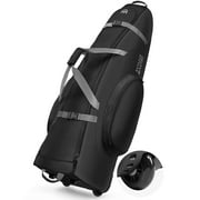 OutdoorMaster Padded Golf Travel Bag with Wheels, 900D Heavy Duty Oxford Wear-Resistant and Waterproof Golf Travel Case