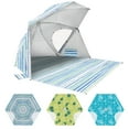 thumbnail image 2 of OutdoorMaster Pop Up Beach Umbrella, Portable Umbrella Shelter, Beach Shade Sun Canopy With UPF 50+ UV Protection, Extendable Floor With Carrying Bag - Walmart Supplies 2 of 12