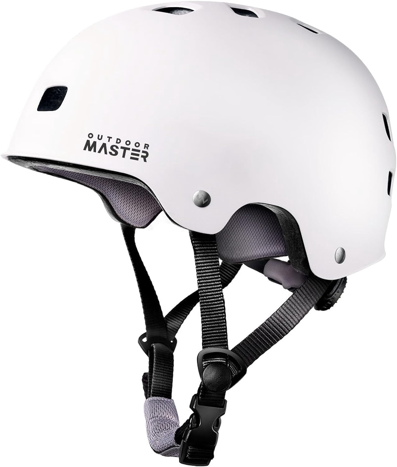 OutdoorMaster Skateboard Cycling Helmet - Two Removable Liners Ventilation Multi-Sport Scooter Roller Skate Inline Skating Rollerblading for Youth & Adults