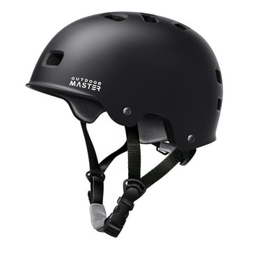 OutdoorMaster Skateboard Cycling Helmet - Two Removable Liners Ventilation Multi-Sport Scooter Roller Skate Inline Skating Rollerblading for Kids, Youth & Adults