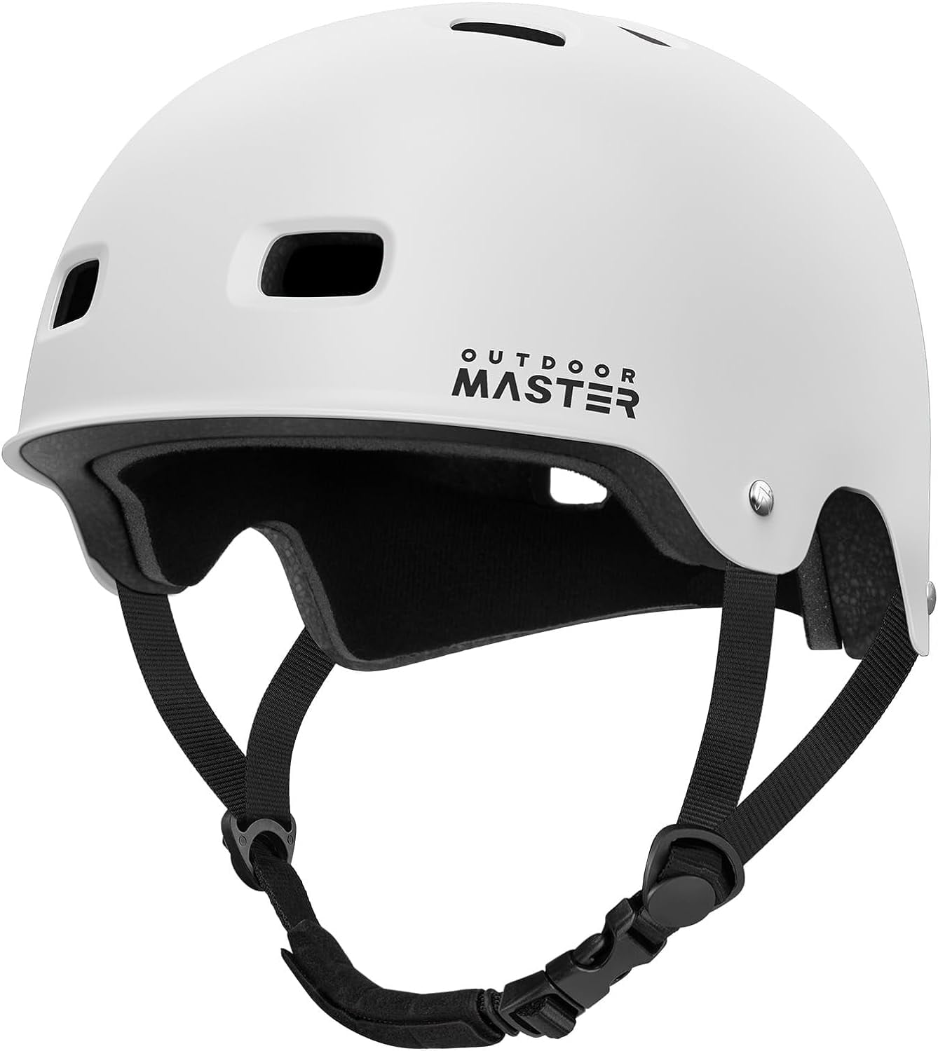 OutdoorMaster Skateboard Cycling Helmet, Two Removable Liners Ventilation Safety Bike Helmet for Adults, Youth & Kids