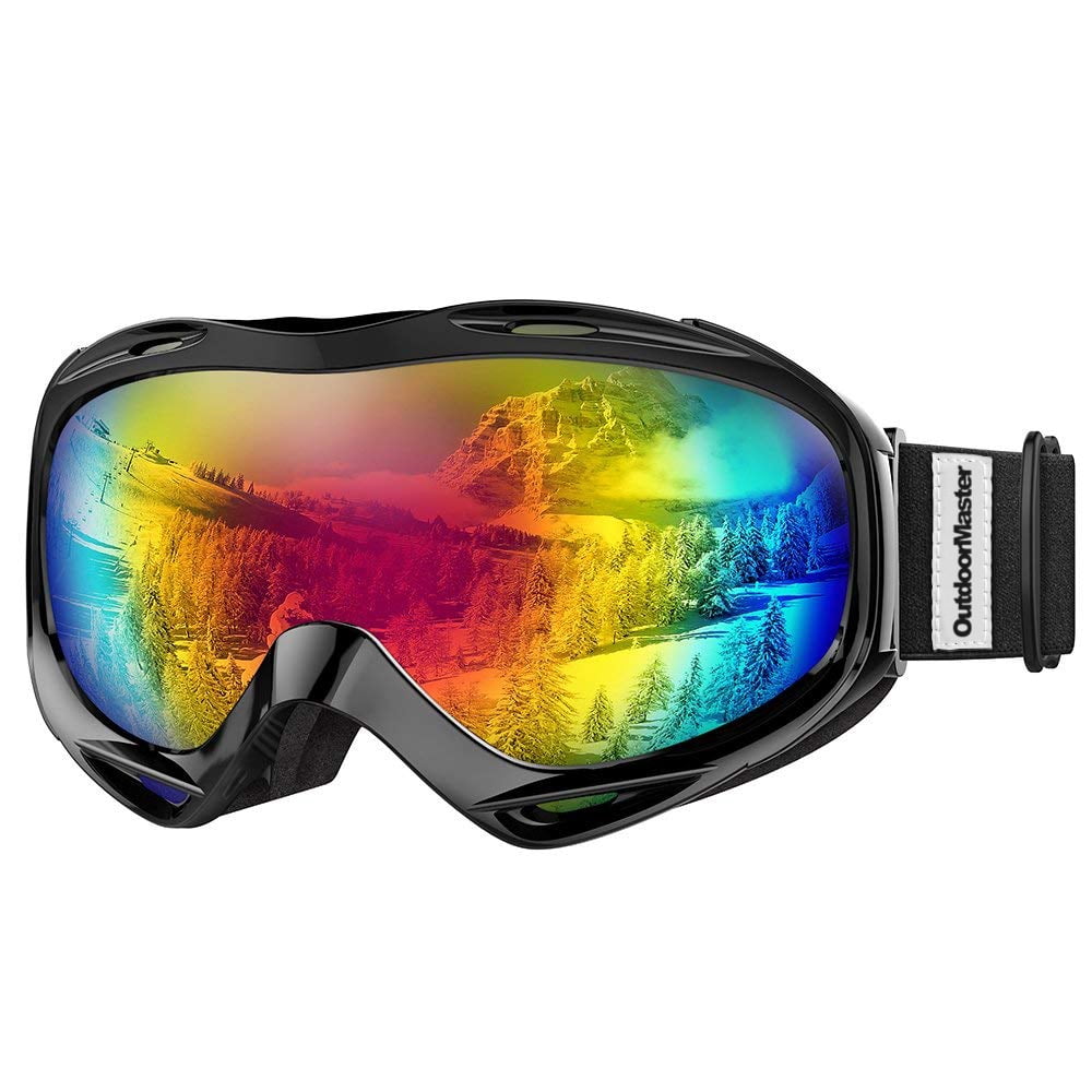 OutdoorMaster Owl - Gafas de esquí OTG antivaho para niños con protección  UV 100%