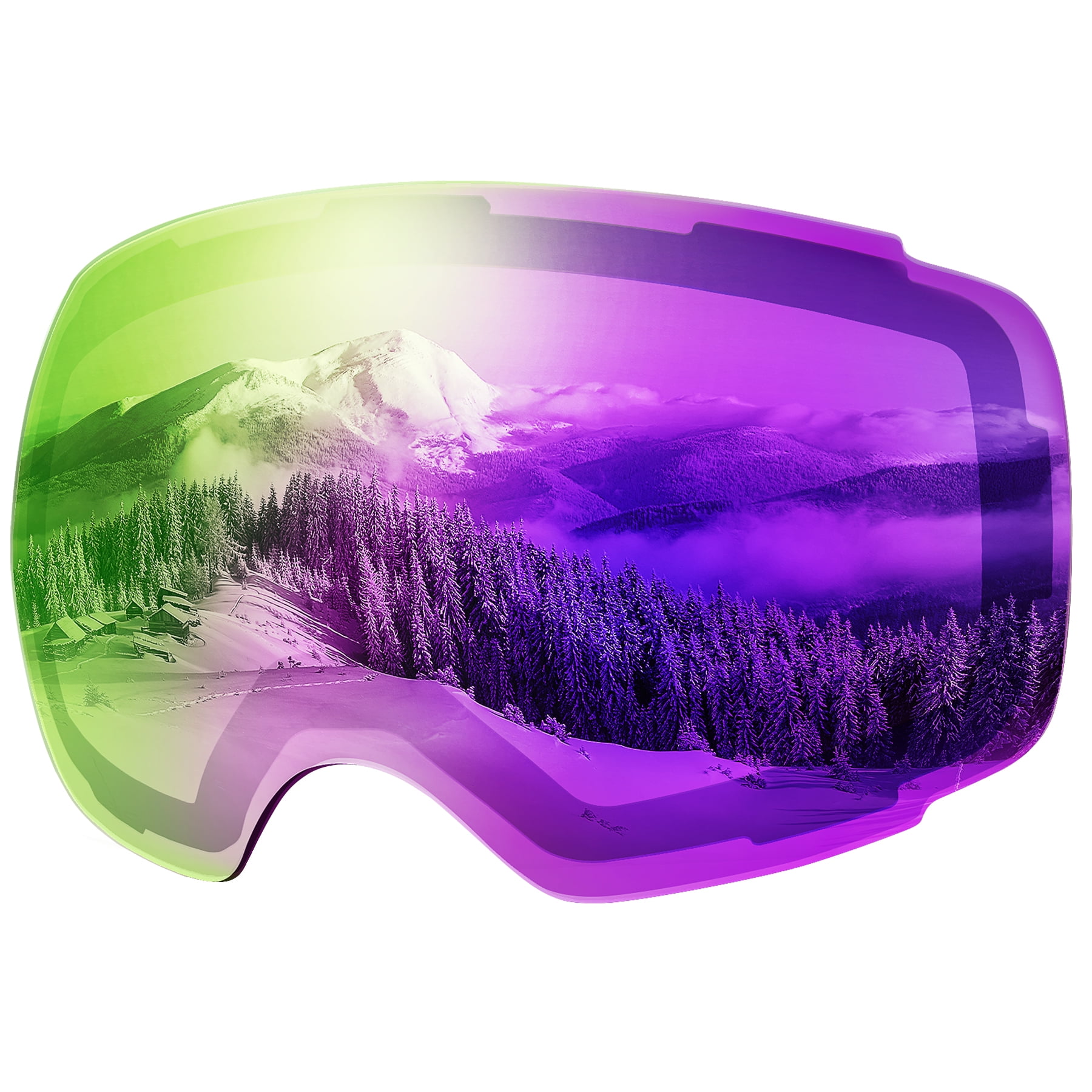 OutdoorMaster Ski Goggles PRO Replacement Lens, Without Frame