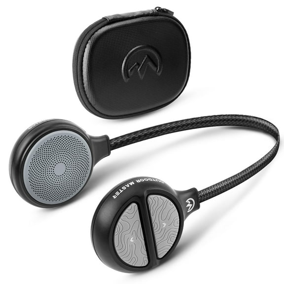 OutdoorMaster Wireless Bluetooth 5.0 Ski Helmet Drop-in Headphones HD Speaker Chip Compatible with Audio-Ready Helmet with Built-in Mic for Motorcycling Easy Control Buttons IP45 Sweat-Resistance