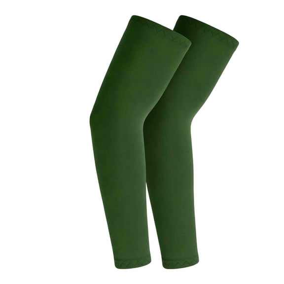 OutdoorUV Shield Sleeves For Kids Lightweight Sun Arm Covers Ideal For Summer Sports Cycling And Daily Wear, 15-18 Years, Dark Green