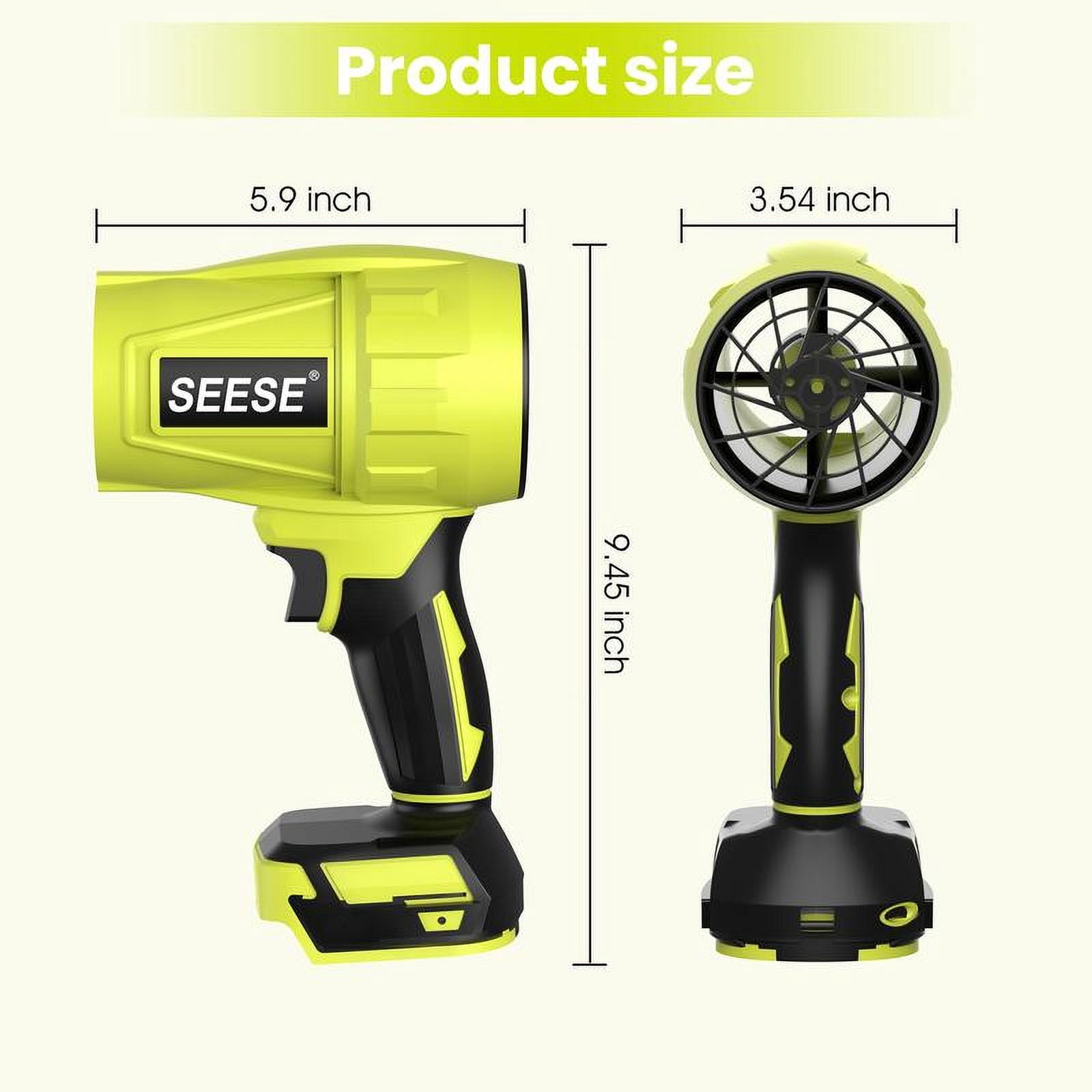 Ventilateur Turbo Sans Balais 120000 RPM – Souffleur Puissant Rechargeable – Séchage & Nettoyage Ultra-Rapide