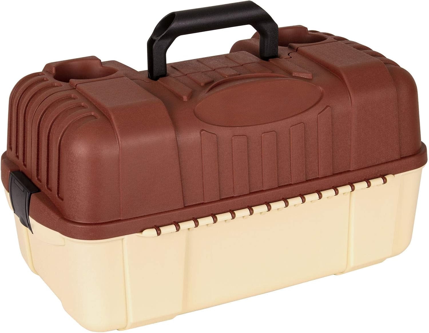 Outdoors 2059 Hip Roof 7-Tray Fishing Tackle Box - Large Portable All-Weather Fishing Lure Organizer, 61 Compartments, Maroon/Tan - Walmart.com Outdoors 2059 Hip Roof 7-Tray Fishing Tackle Box - Large Portable All-Weather Fishing Lure Organizer, 61 Compartments, Maroon/Tan - Walmart.com