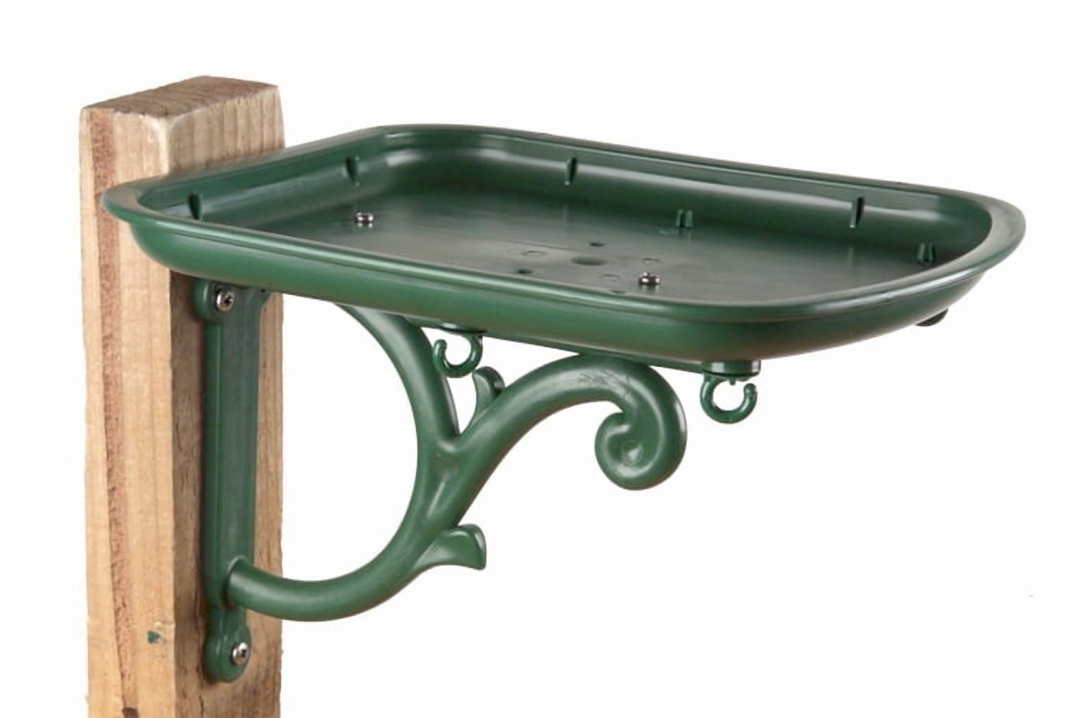 Outdoors Bird Feeder - Tray for Wild Birds and Squirrels for Outside - Cardinal, Finch, Thistle Bird, Woodpecker, Bluebird and More - Outdoor Feeding Station for Garden and Yard - Heavy Duty Platform