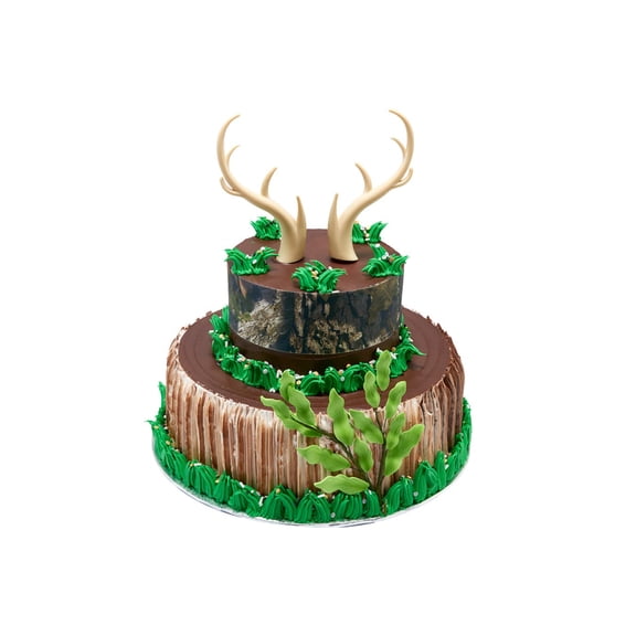 Outdoors Birthday Two Tier Cake