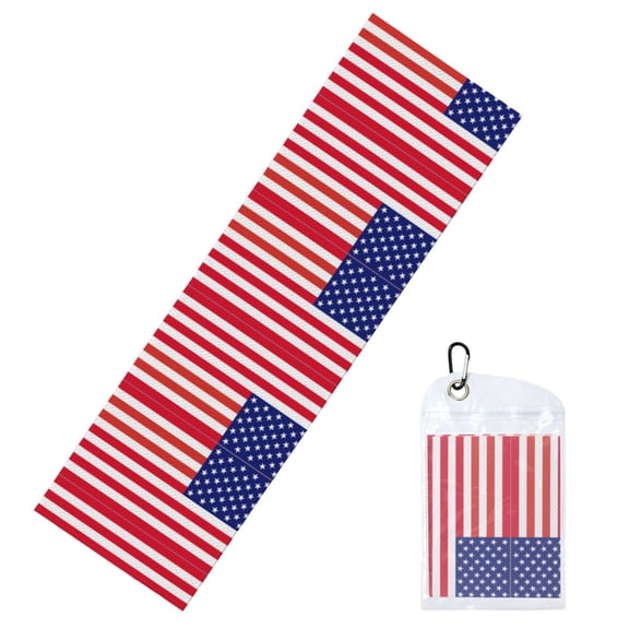 Outdoors Cooling Towel America Flag Patriotic Cooling Towel For Hot Weather