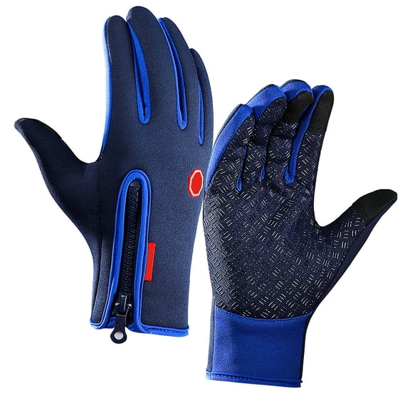 Outdoors Cycle Gloves Touchscreen Waterproof Fleece Thermal Sports Gloves For Hiking Skiing