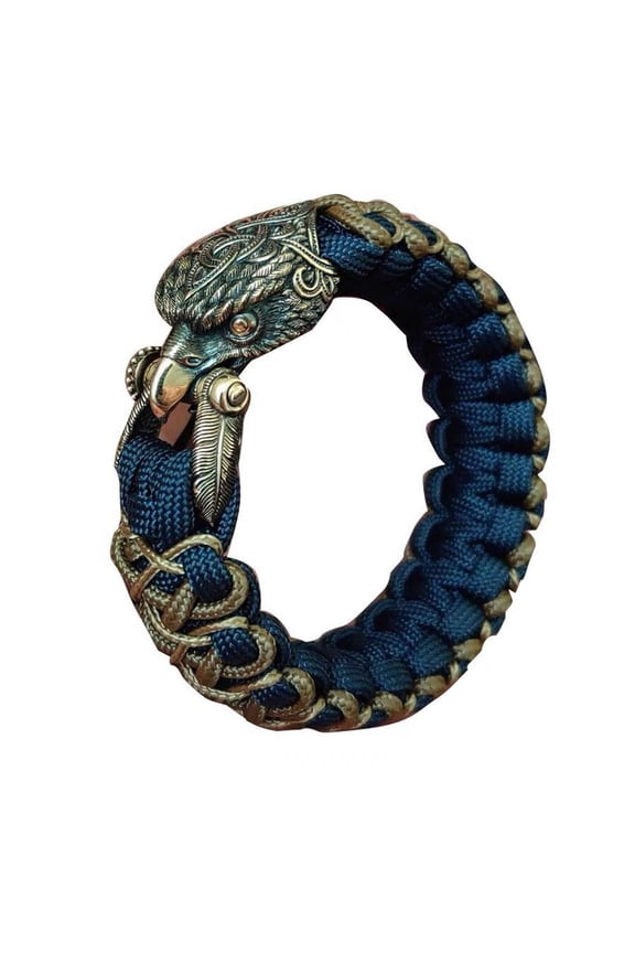 Outdoors EDC DIY Tools Paracord Bracelet Accessories Fine Brass Eagle Buckles