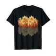 thumbnail image 1 of Outdoors Fall Wildlife Trees Reflection Nature Forest Black T-Shirt, 1 of 5
