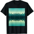 thumbnail image 1 of Outdoors Forest Trees Reflection Wildlife Landscape Nature T-Shirt, 1 of 3