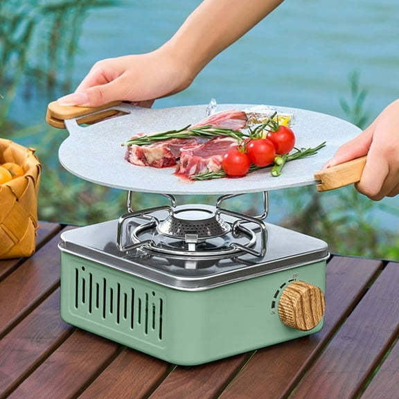 Outdoors Mini Card Stove Portable Outdoor Camping And Picnic Equipment Picnic Cookware Stoves Small Rectangle Stoves Card Stoves