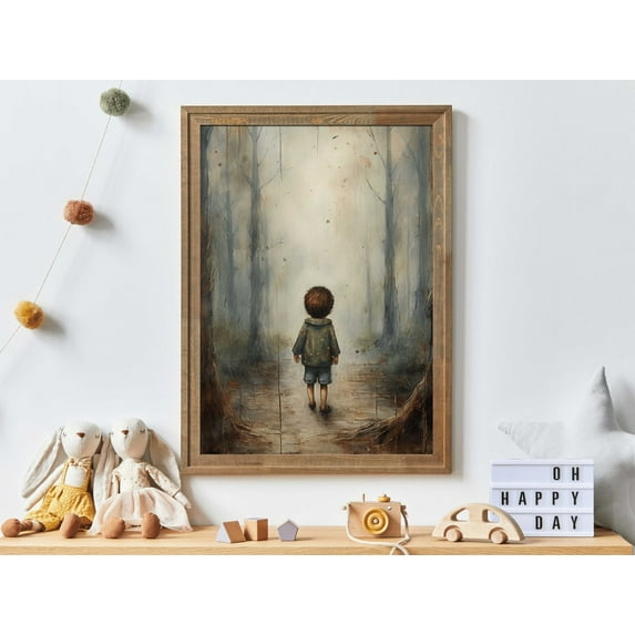Outdoors Nursery Decor, Nursery Adventure Decor, Adventure Art For Little Boys, Boy Toddler Decor, Forest Nursery Art, Art Wall Art, Modern Wall Decor, 8x12 UNFRAMED