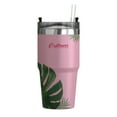 thumbnail image 1 of Outdoors Professional 20-Oz. Stainless Steel Double-Walled Insulated Tumbler with Straw (Tropical Pink), OUTD9201, 1 of 7