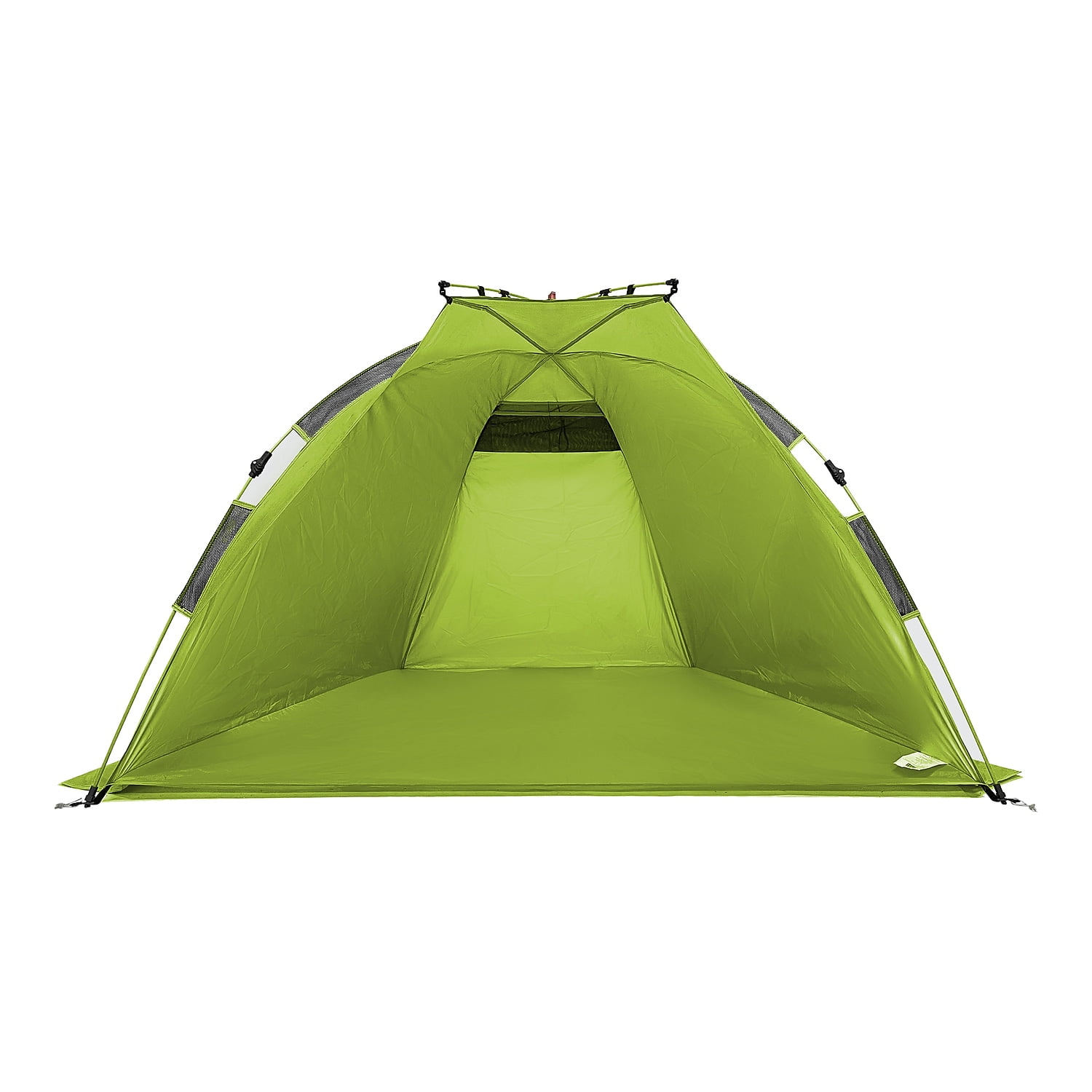 Green Polyester Automatic Pop-Up Beach Sun Shelter