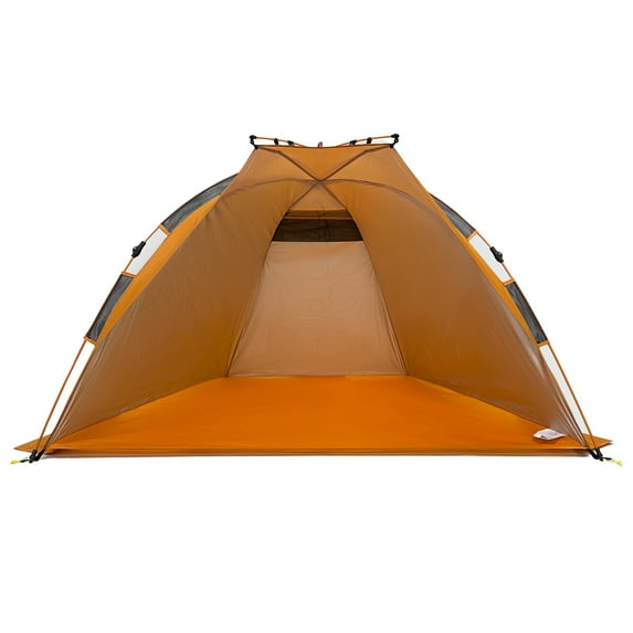 Outdoors Professional Beach Automatic Pop-up Sun Shelter (Orange), 9005ORG