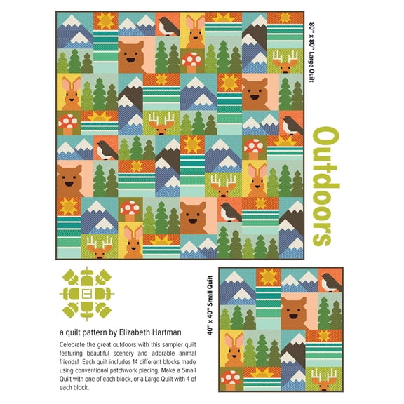 Outdoors Quilt Pattern by Elizabeth Hartman from Elizabeth Hartman