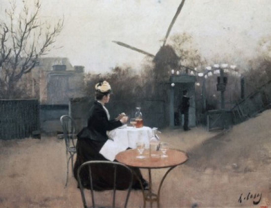Outdoors Ramon Casas Carbo (1866-1932Spanish) Museum of Modern Art Barcelona Spain Canvas Art - Ramon Casas Carbo (18 x 24)