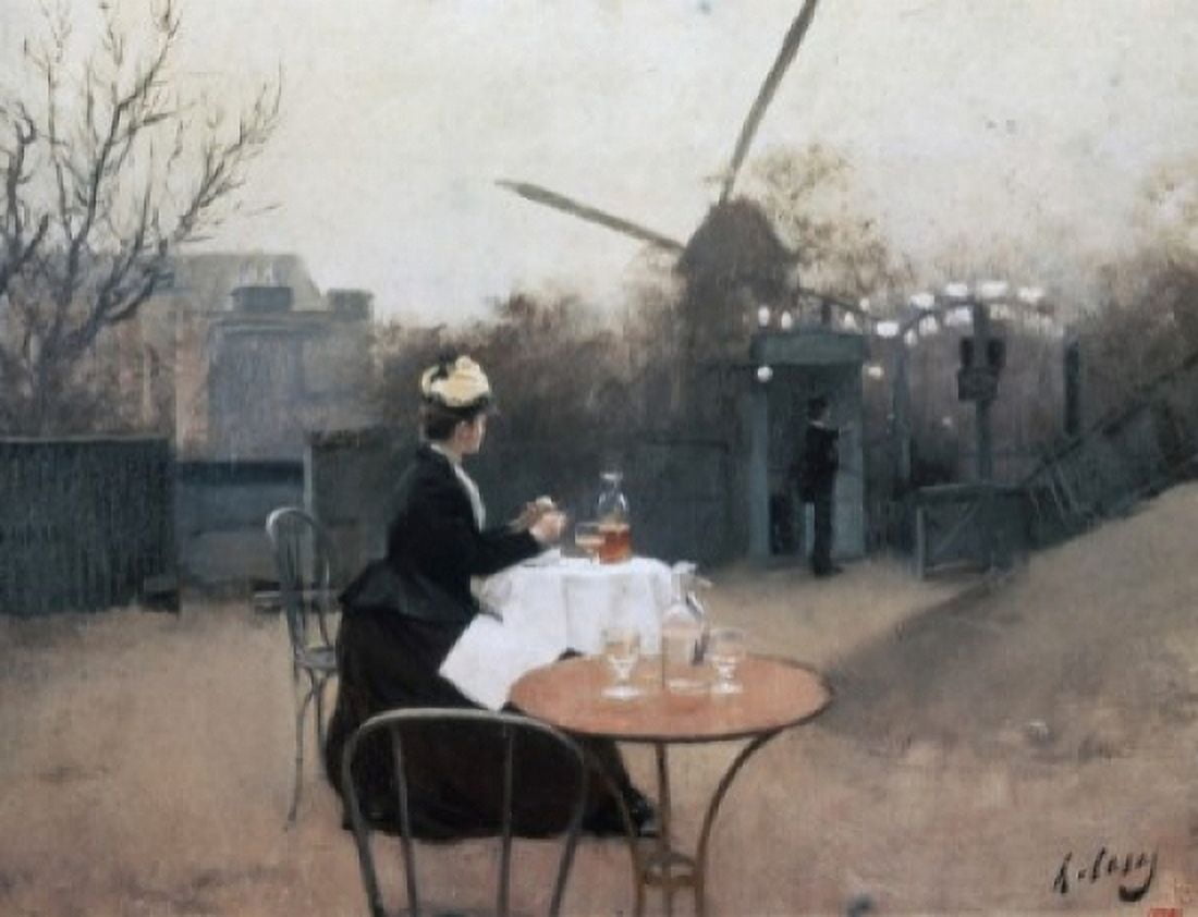 Outdoors Ramon Casas Carbo (1866-1932Spanish) Museum of Modern Art Barcelona Spain Canvas Art - Ramon Casas Carbo (24 x 36)