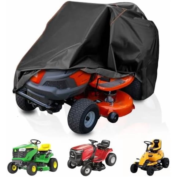 Outdoors Riding Lawn Mower Cover Waterproof lawn Tractor Covers 36 inch deck Heavy Duty 420D fit for Husqvarna,Craftsman,John Deere,UV, Dust, Dirt, Water Resistant Cover Rider Garden$$Tools