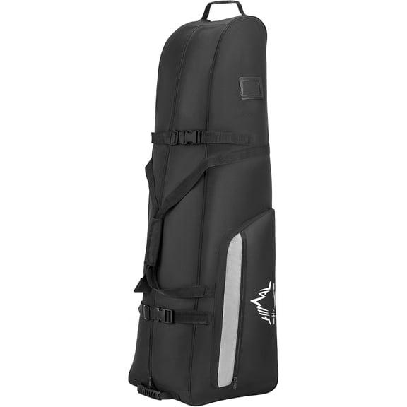 Outdoors Soft-Sided Golf Travel Bag with Wheels - Heavy Duty 600D Polyester Oxford Wear-Resistant, Excellent Zipper Universal Size