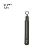 Outdoors Sports Quick Release Casting Weights Weight Tungsten Hook Connector Line Sinkers Fishing Tools BROWN 1.8G
