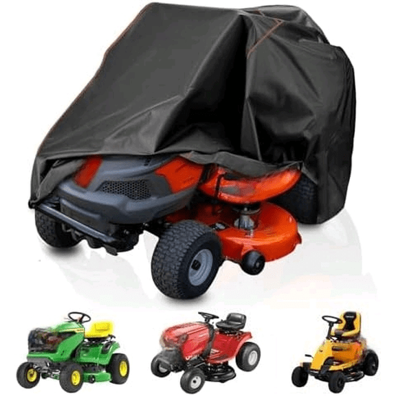 Outdoors small Riding Lawn Mower Cover Waterproof lawn Tractor Covers 36 inch deck Heavy Duty 420D fit for Husqvarna,Craftsman,John Deere,UV, Dust, Dirt, Lawnmower Cover with storage bag$$Tools