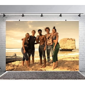 Outer Backdrop Banks Backdrop Banner Party Supplies Poster Movie Theme Background for Photography Kids Birthday Decorations