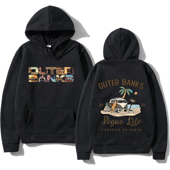 Outer Banks Hoodie For Men Women, Pogue Life Casual Pullover Tracksuit Sportswear Sweatshirt, Long Sleeve Hooded Top