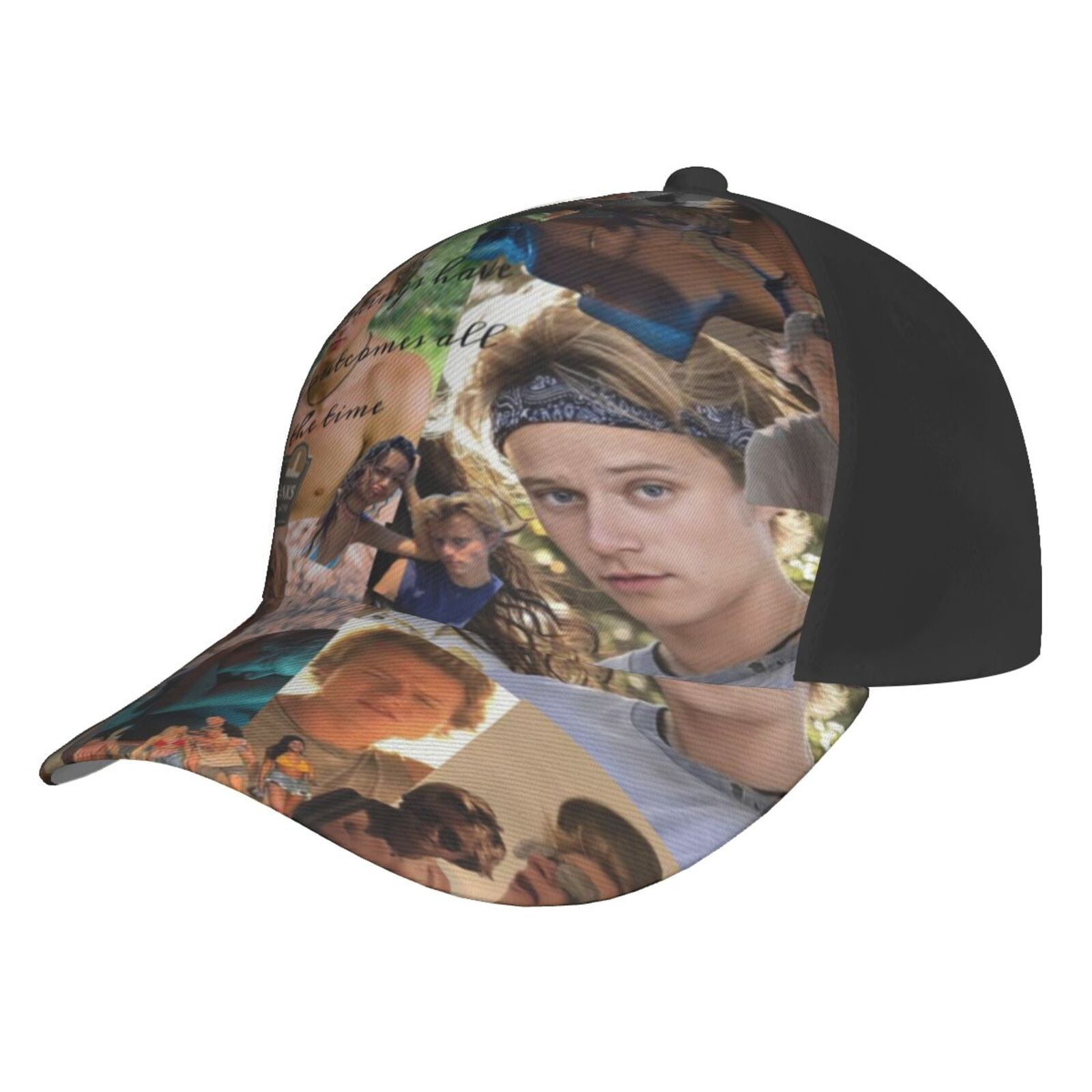 ROSIHODE Graffiti Unisex Baseball Cap - Adjustable Snapback, Flat Brim Hip Hop Hat For Men & Women