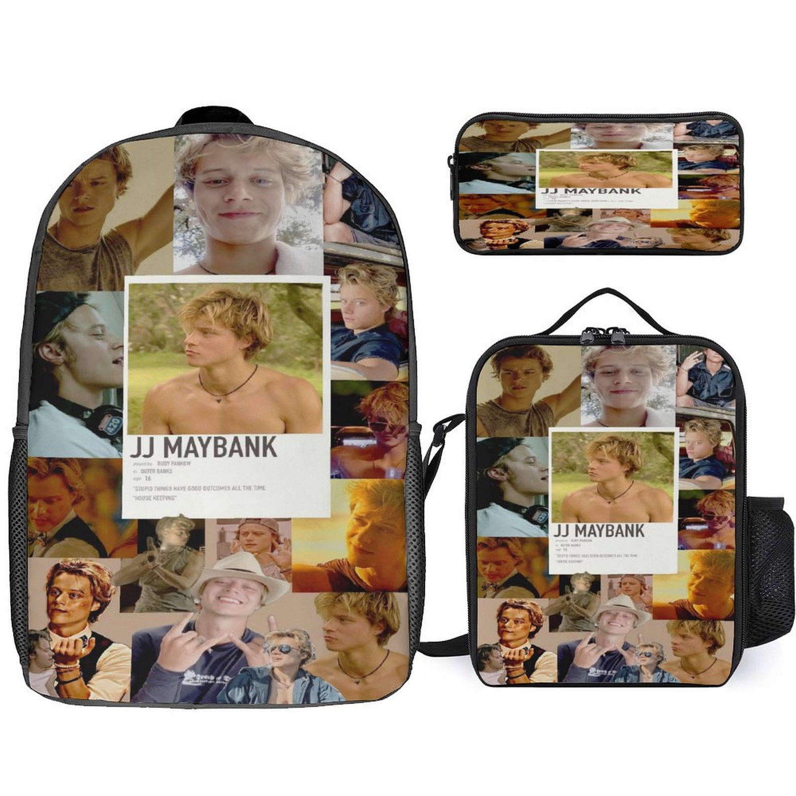 Outer Banks JJ Maybank s Backpack Set Anime Bag 3 Piece Set Sports ...