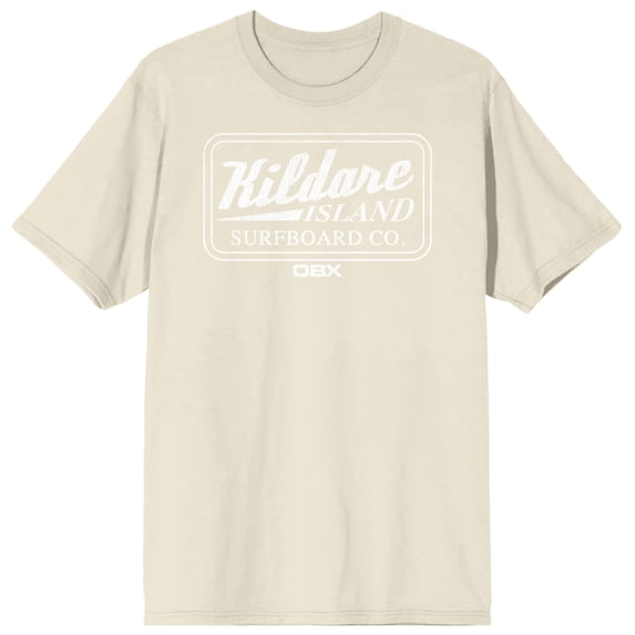 Outer Banks Kildare Surf Men's Natural Crew Neck Short Sleeve T-shirt
-Medium
