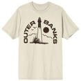 thumbnail image 1 of Outer Banks Lighthouse & Sun Men's Natural Crew Neck Short Sleeve T-shirt-Medium, 1 of 4