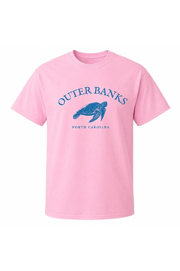 Outer Banks North Carolina Turtle Graphic T-Shirt, Unisex Classic Fit Tee
