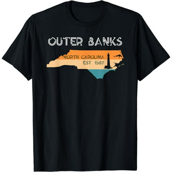 Outer Banks North Carolina Vacation Fun OBX T-Shirt