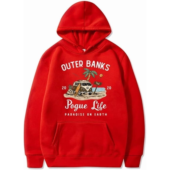 Outer Banks Pogue Life Hoodie New Outer Banks Pogue Life Graphic Hoody Unisex Long Sleeve Hoodies