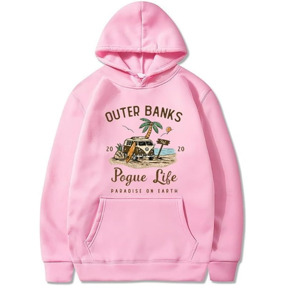 Outer Banks Pogue Life Hoodie New Outer Banks Pogue Life Graphic Hoody Unisex Long Sleeve Hoodies