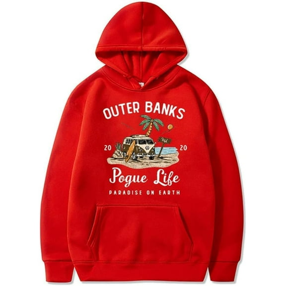 Outer Banks Pogue Life Hoodie New Outer Banks Pogue Life Graphic Hoody Unisex Long Sleeve Hoodies