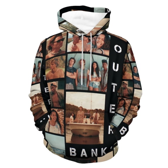 Outer Banks Sweatshirt For Mens And Womens Fashion Hoodies Pullover Daily Hoody Hooded With Pocket And Drawstring Adult Unisex Sweatshirts